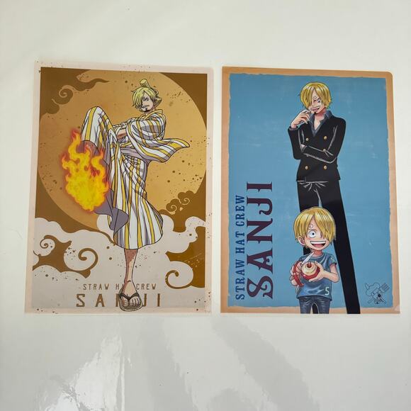 4 One Piece Full Force Ichiban Kuji Prize Visual Art Sheet Clear File Poster - Picture 5 of 10